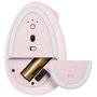 Logitech Lift Ratón Ergonómico Vertical Inalámbrico Rosa