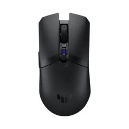 ASUS TUF Gaming M4 Wireless Ratón Gaming Inalámbrico, Sensor Óptico 12000 DPI, 62g Ligero, 6 Botones Programables, RF 2.4GHz/Bluetooth 5.1, Ergonomico para Diestros, Negro