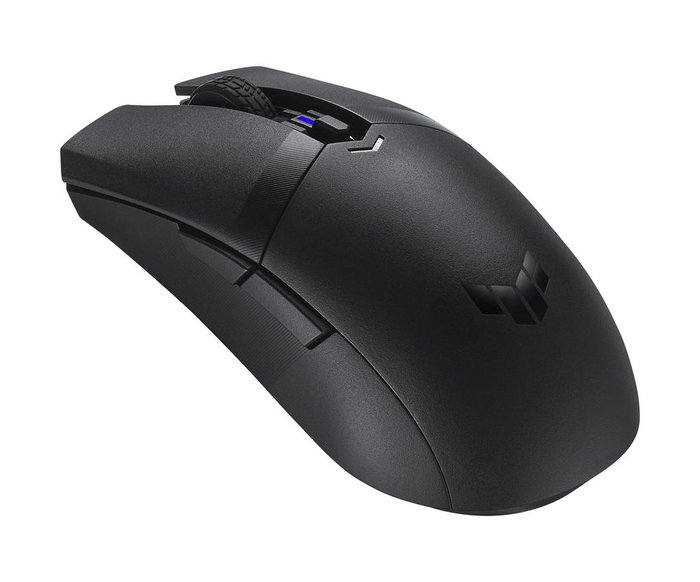 ASUS TUF Gaming M4 Wireless Ratón Gaming Inalámbrico, Sensor Óptico 12000 DPI, 62g Ligero, 6 Botones Programables, RF 2.4GHz/Bluetooth 5.1, Ergonomico para Diestros, Negro