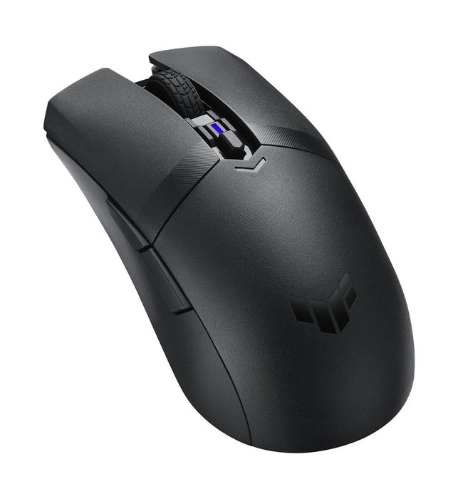 ASUS TUF Gaming M4 Wireless Ratón Gaming Inalámbrico, Sensor Óptico 12000 DPI, 62g Ligero, 6 Botones Programables, RF 2.4GHz/Bluetooth 5.1, Ergonomico para Diestros, Negro
