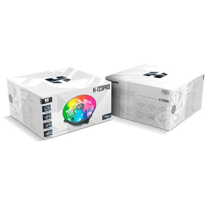 Nox Hummer H-123 PRO Disipador de Aire RGB de 12 cm Nox Hummer H-123 PRO Disipador de Aire RGB de 12 cm