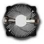 NOX Hummer H-123 PRO - Ventilador CPU Disipador de Aire 12cm/120mm con Iluminación LED RGB Rainbow, PWM, Compatible con Intel y AMD, Negro
