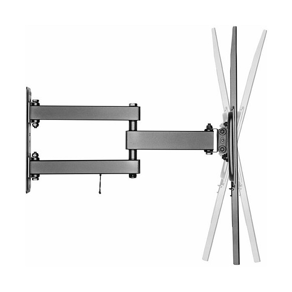 Equip Soporte de pared articulado para TV 37-70 pulgadas, Negro
