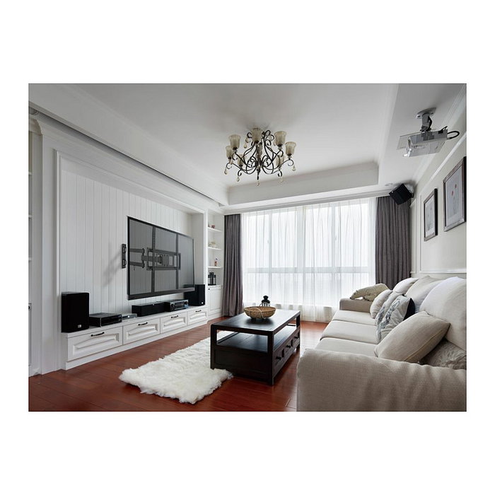 Equip Soporte de pared articulado para TV 37-70 pulgadas, Negro