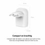 Belkin BOOST Charge 37W DualChar USB-C 25W PD + USB-A Blanco