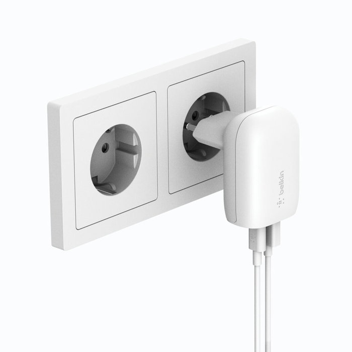 Belkin BOOST Charge 37W DualChar USB-C 25W PD + USB-A Blanco
