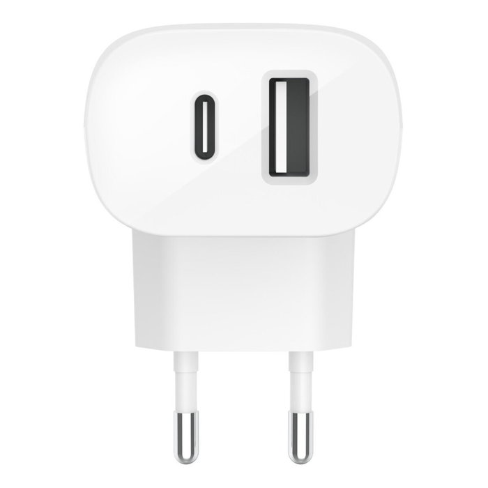 Belkin BOOST Charge 37W DualChar USB-C 25W PD + USB-A Blanco