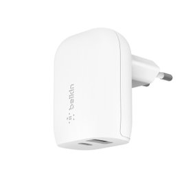 Belkin BOOST Charge 37W DualChar USB-C 25W PD + USB-A Blanco
