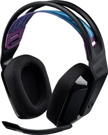 Logitech G535 LIGHTSPEIGHTSpeed Auriculares para juegos inalámbricos con micrófono, color negro, 981-000972
