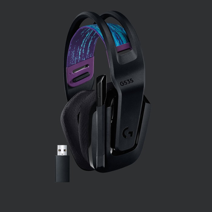 Logitech G535 LIGHTSPEED Auriculares Inalámbricos para Gaming, Negro Logitech G535 LIGHTSPEED Auriculares Inalámbricos para Gaming, Negro