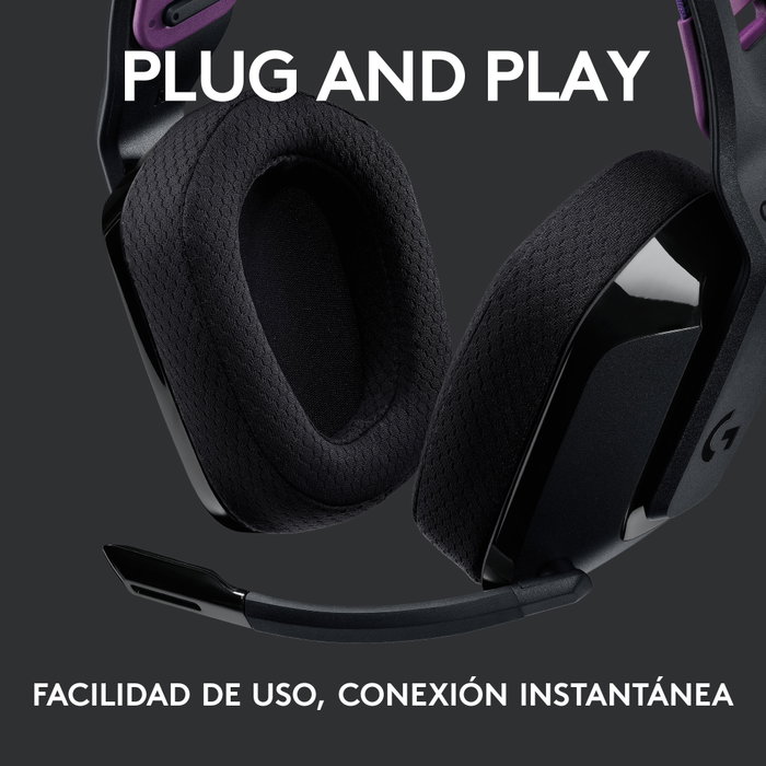 Logitech G535 LIGHTSPEED Auriculares Inalámbricos para Gaming, Negro Logitech G535 LIGHTSPEED Auriculares Inalámbricos para Gaming, Negro