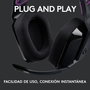Logitech G535 LIGHTSPEED Auriculares Inalámbricos para Gaming, Negro