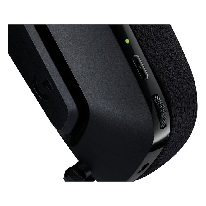 Logitech G G535 Lightspeed Auriculares Gaming Inalámbricos Circumaural, Micrófono Boom, 33h Batería, Negro, para PC
