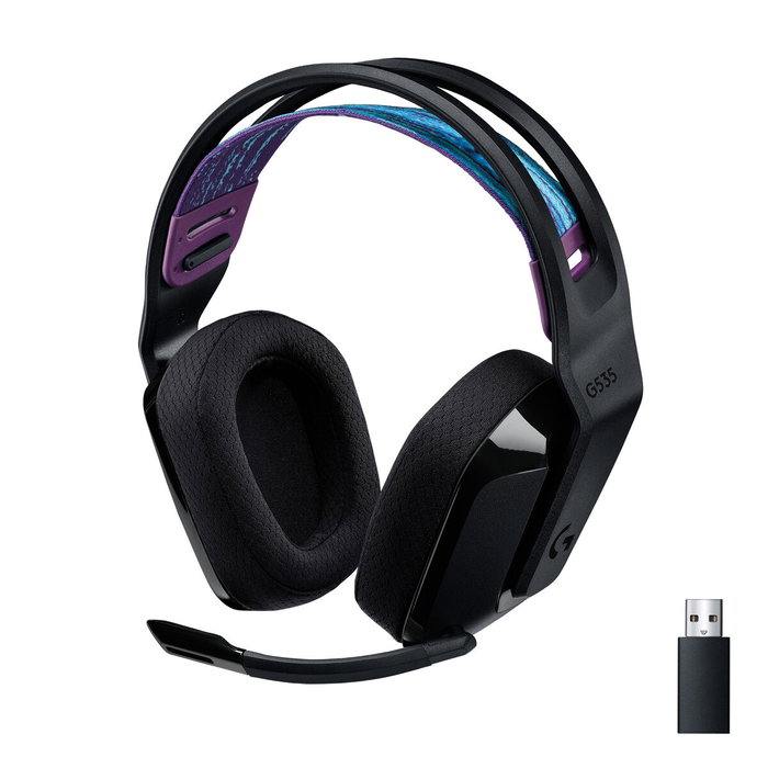 Logitech G535 LIGHTSPEED Auriculares Inalámbricos para Gaming, Negro Logitech G535 LIGHTSPEED Auriculares Inalámbricos para Gaming, Negro
