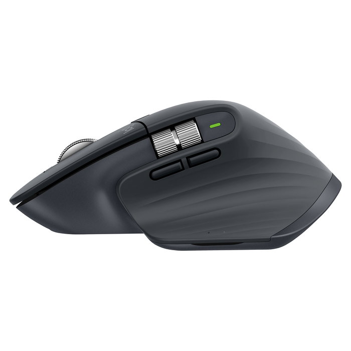 Logitech MX Master 3S Ratón Ergonómico Inalámbrico Bluetooth Grafito, 8000 DPI