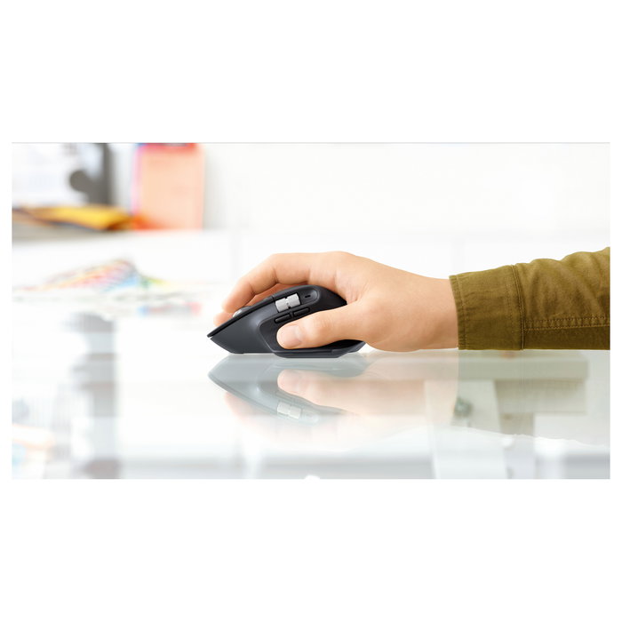 Logitech MX Master 3S Ratón Ergonómico Inalámbrico Bluetooth Grafito, 8000 DPI