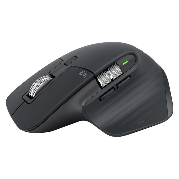 Logitech MX Master 3S Ratón Ergonómico Inalámbrico Bluetooth Grafito, 8000 DPI