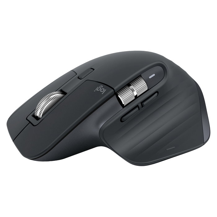 Logitech MX Master 3S Ratón Ergonómico Inalámbrico Bluetooth Grafito, 8000 DPI