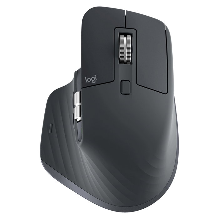 Logitech MX Master 3S Ratón Ergonómico Inalámbrico Bluetooth Grafito, 8000 DPI