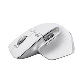 Logitech MX Master 3S 910-006560 Ratón Inalámbrico Performance 8K DPI, Ergo, Clics Silenciosos, USB-C, Blanco y Plata