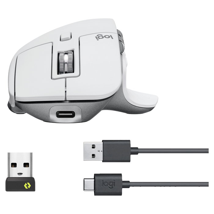 Logitech 910-006560 MX Master 3S Performance Mouse Inalámbrico Blanco