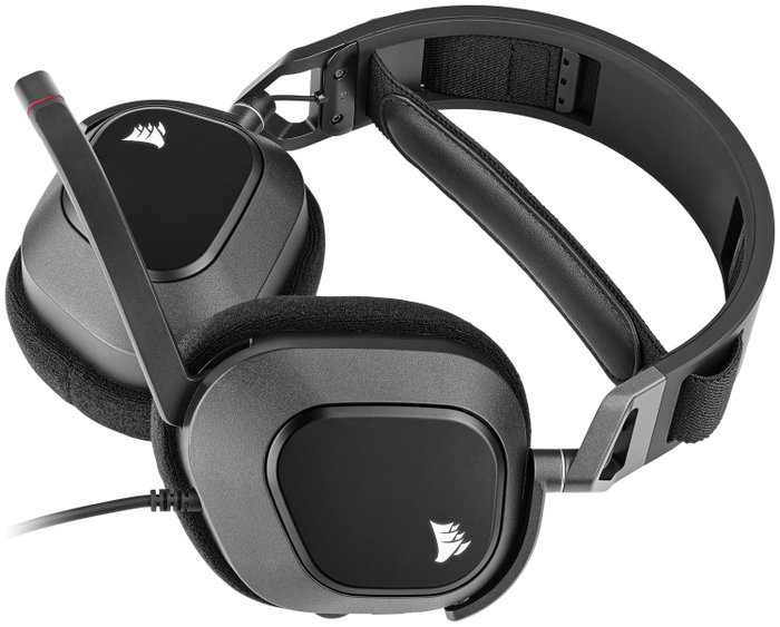 Corsair HS80 RGB Auriculares Gaming USB Carbono