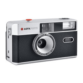 AgfaPhoto Cámara Analógica 35mm 603000 Negra Lente Estándar