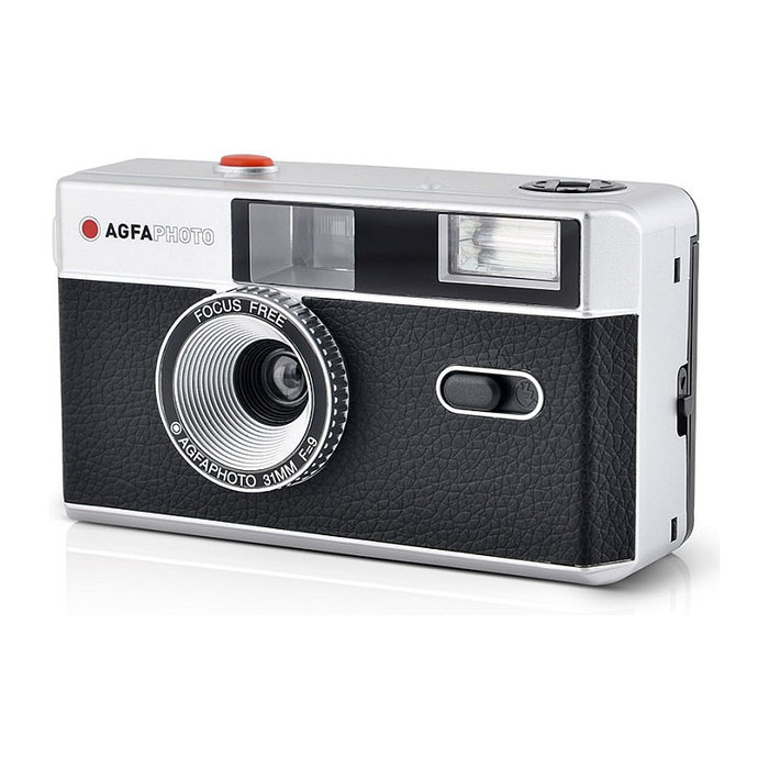 AgfaPhoto Cámara Analógica 35mm 603000 Negra Lente Estándar