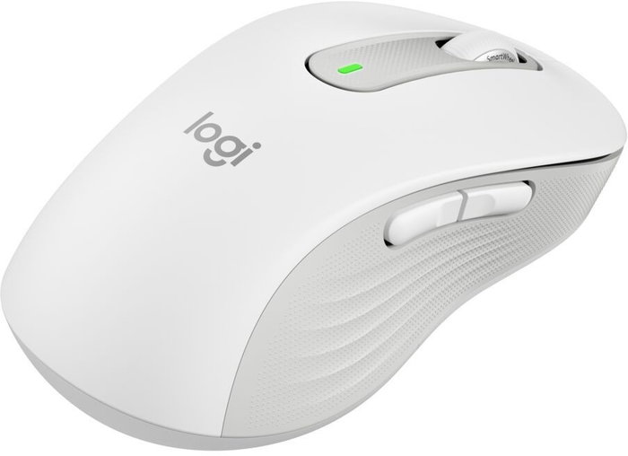 Logitech Signature M650 L para zurdos, Blanco Crudo