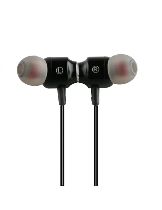 Muvit M1C Auriculares Intraurales con Cable USB Tipo C, Control de Volumen y Micrófono Integrado para Música y Llamadas - Negro