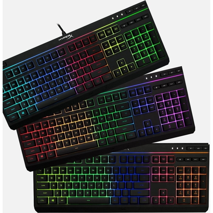 HyperX Alloy Core RGB Teclado de Membrana Negro Español HyperX Alloy Core RGB Teclado de Membrana Negro Español