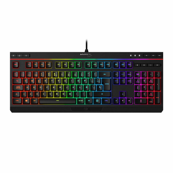 HyperX Alloy Core RGB Teclado de Membrana Negro Español HyperX Alloy Core RGB Teclado de Membrana Negro Español
