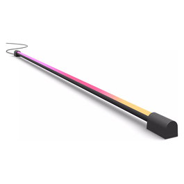 Philips Play Gradient Light Tube 125cm schwarz - Lámpara de mesa inteligente LED Bluetooth Metal Negro