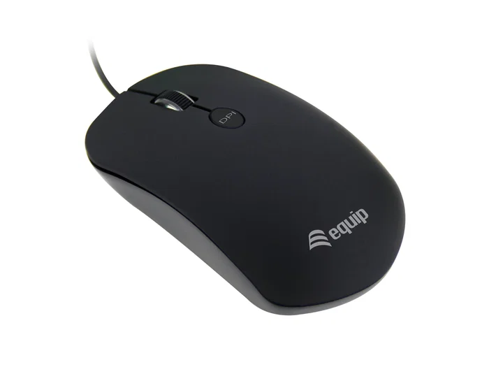 Equip 245114 Ratón Óptico Ambidextro USB
