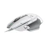 Logitech G LOG5099206096325 Ratón Gaming G502 X Wire, Botones Híbridos Force Lightforce, Sensor Hero 25K - Blanco