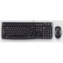 Logitech MK120 Kit de Teclado y Ratón USB QWERTY Portugués Negro