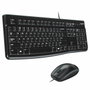 Logitech MK120 Kit de Teclado y Ratón USB QWERTY Portugués Negro