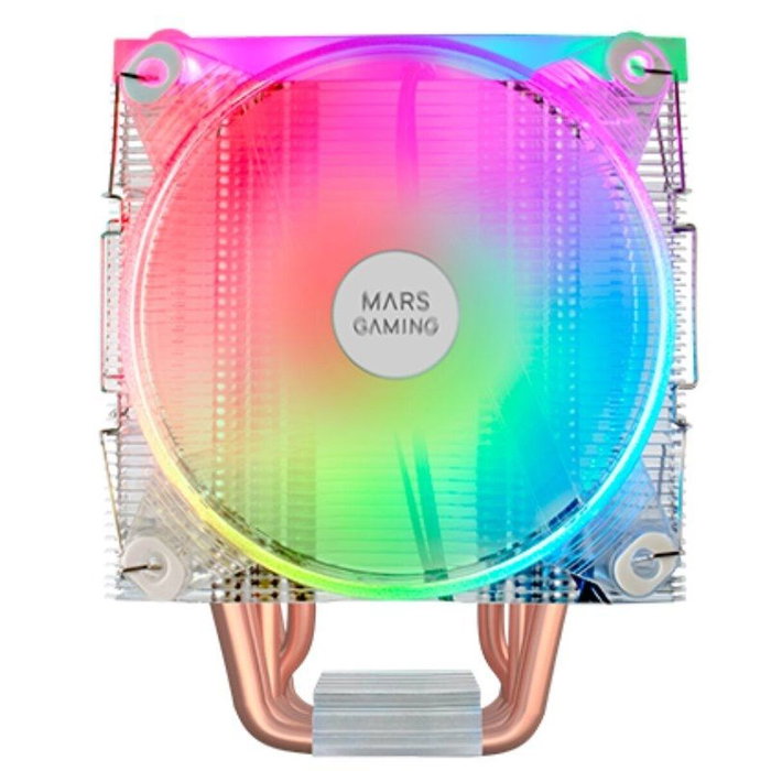 Mars Gaming MCPU66 Ventilador con Disipador Dual ARGB Negro
