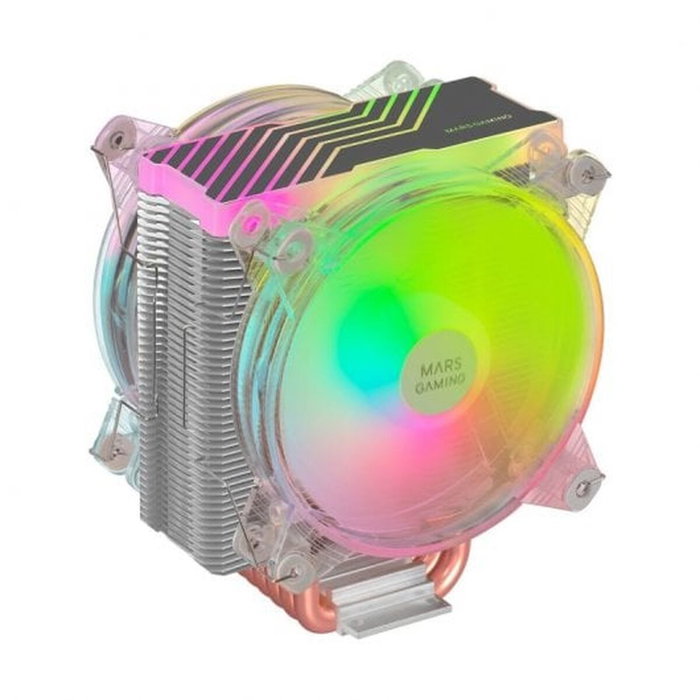 Mars Gaming MCPU66 Ventilador con Disipador Dual ARGB Negro