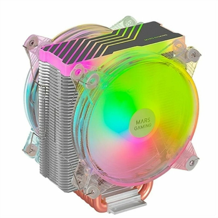 Mars Gaming MCPU66 Ventilador con Disipador Dual ARGB Negro