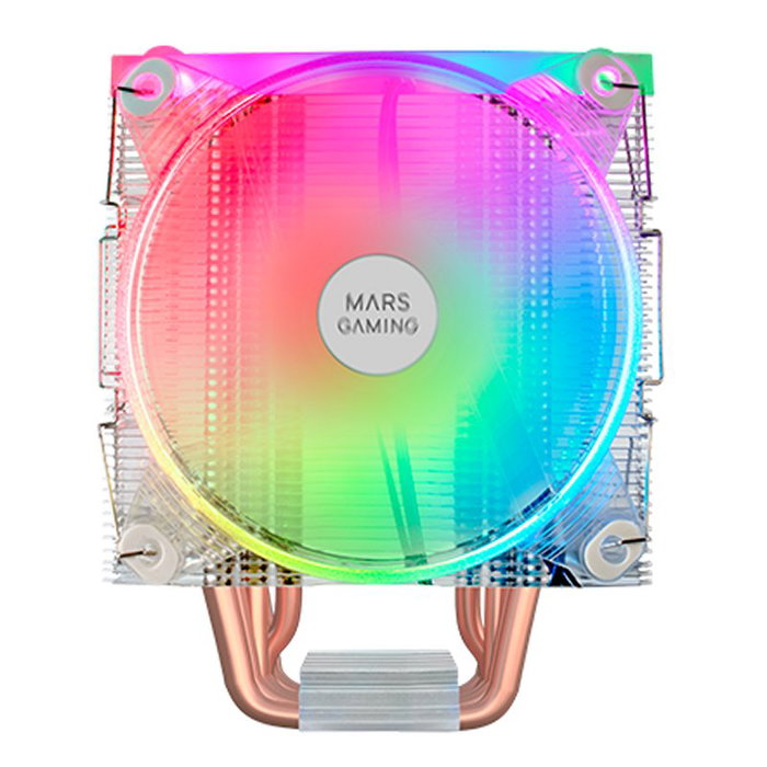 Mars Gaming MCPU66 Ventilador con Disipador Dual ARGB Negro