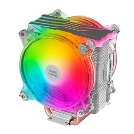 Mars Gaming MCPU66 Ventilador con Disipador CPU Doble 12cm ARGB TDP 220W