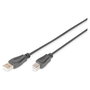Digitus Cable USB 2.0 Macho A a Macho B 3 metros Negro | 480 Mbps
