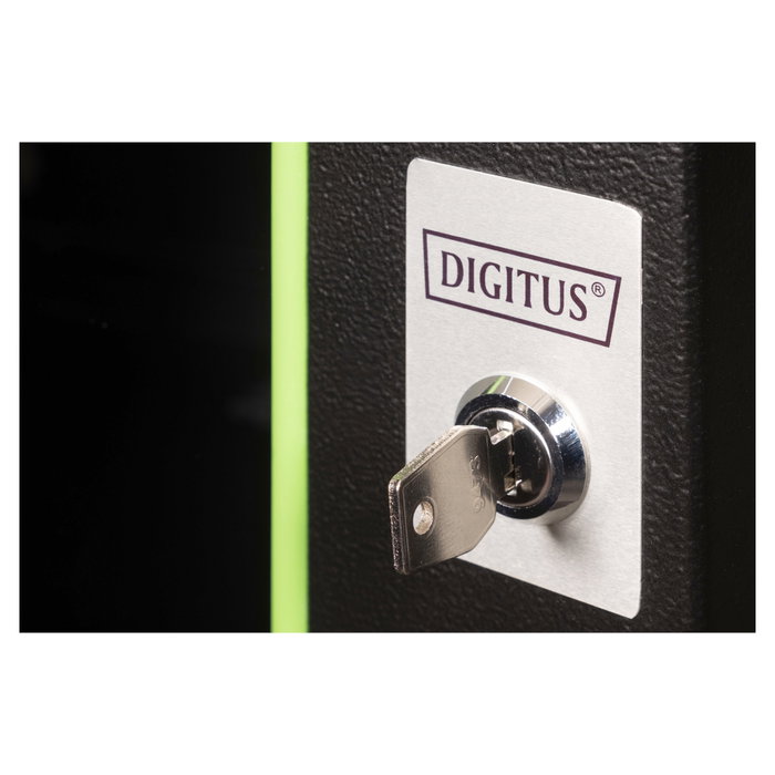 Digitus DN-19 09-U-SW Armario de red de pared Unique 9U Negro