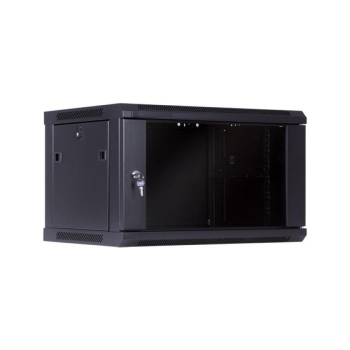 MicroConnect Armario mural de 19 pol 6HU Fondo 450mm Negro MicroConnect Armario mural de 19 pol 6HU Fondo 450mm Negro