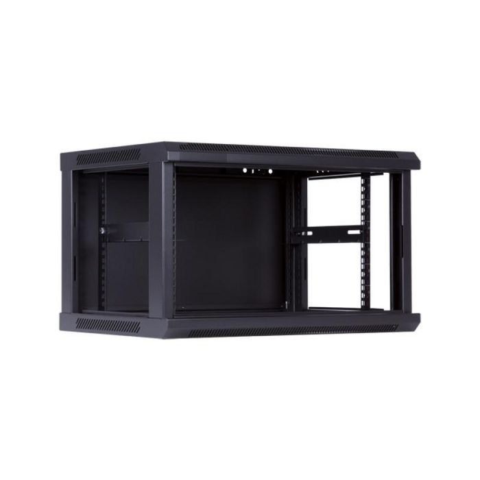 MicroConnect Armario mural de 19 pol 6HU Fondo 450mm Negro MicroConnect Armario mural de 19 pol 6HU Fondo 450mm Negro