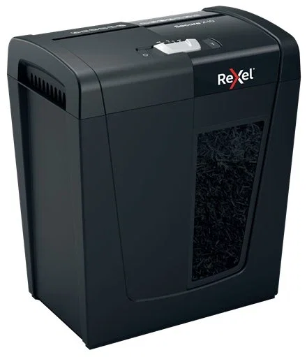 Rexel Secure X10 Destructora de Papel Negro, Corte en Partículas P-4, 18L