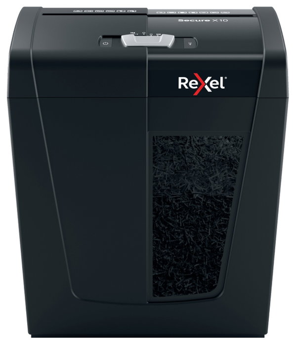 Rexel Secure X10 Negro Destructora de Papel P-4 18L Rexel Secure X10 Negro Destructora de Papel P-4 18L
