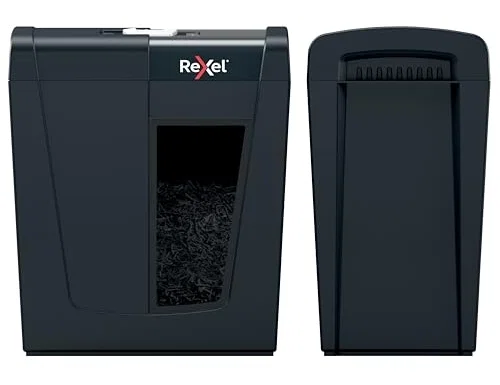 Rexel Secure X10 Destructora de Papel Negro, Corte en Partículas P-4, 18L