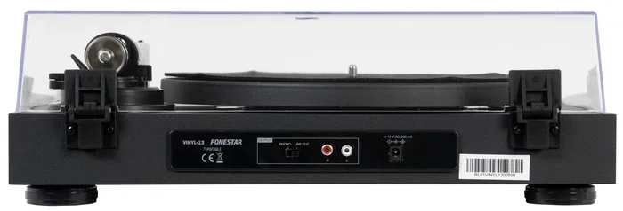 Fonestar Tocadiscos VINYL-13 - Giradiscos Hi-Fi Belt Drive para Vinilos con Plato de Aluminio, 2 Velocidades (33/45 RPM), Aguja Audio Technica AT-3600, Ajuste de Pitch, Color Negro Fonestar Tocadiscos VINYL-13 - Giradiscos Hi-Fi Belt Drive para Vinilos con Plato de Aluminio, 2 Velocidades (33/45 RPM), Aguja Audio Technica AT-3600, Ajuste de Pitch, Color Negro